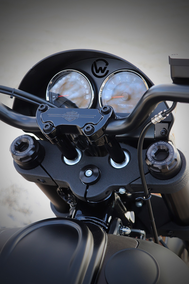 HARLEY LOW RIDER S - SET Dash Cover inkl. Tachoversatz (BJ. ab 2018 bis 2021)