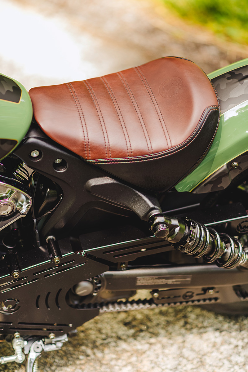 Stoßdämpferabdeckungen hinten (passend für Indian Motorcycle Modelle: Scout Bobber ab 2018)