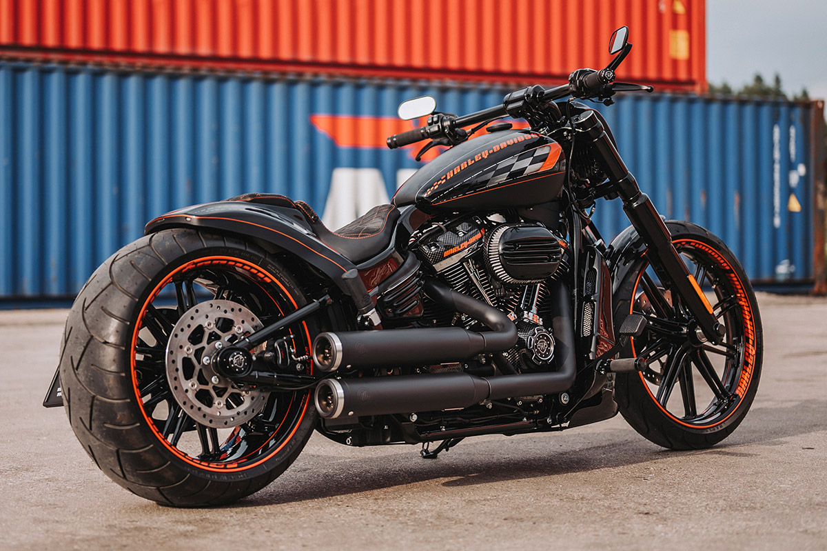 Heckumbau RACING (passend für Harley-Davidson Modelle: Breakout ab 2018)