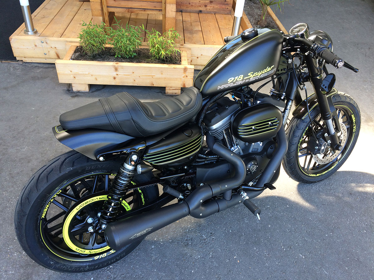 HARLEY SPORTSTER - Heckfender ORIGINAL STYLE SHORT (BJ. SPO ab 2004 bis aktuell, schwarz glänzend)