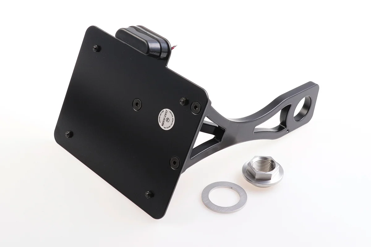 License plate holder with TÜV (suitable for Harley-Davidson models: Dyna from 2008)
