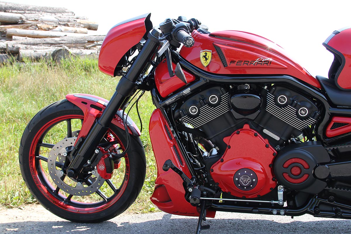 V rod muscle custom shop airbox cover