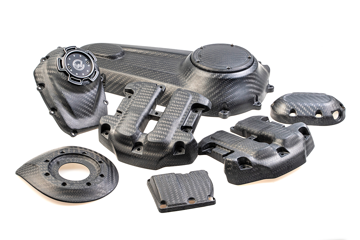 Carbon engine parts SET (suitable for Harley-Davidson models: FXDR from 2019)