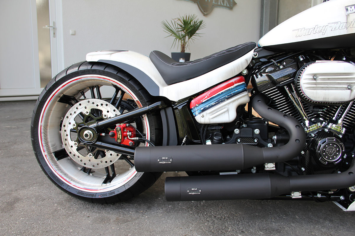 HARLEY SOFTAIL - Seitendeckel Set RACING (BJ. ab 2018)