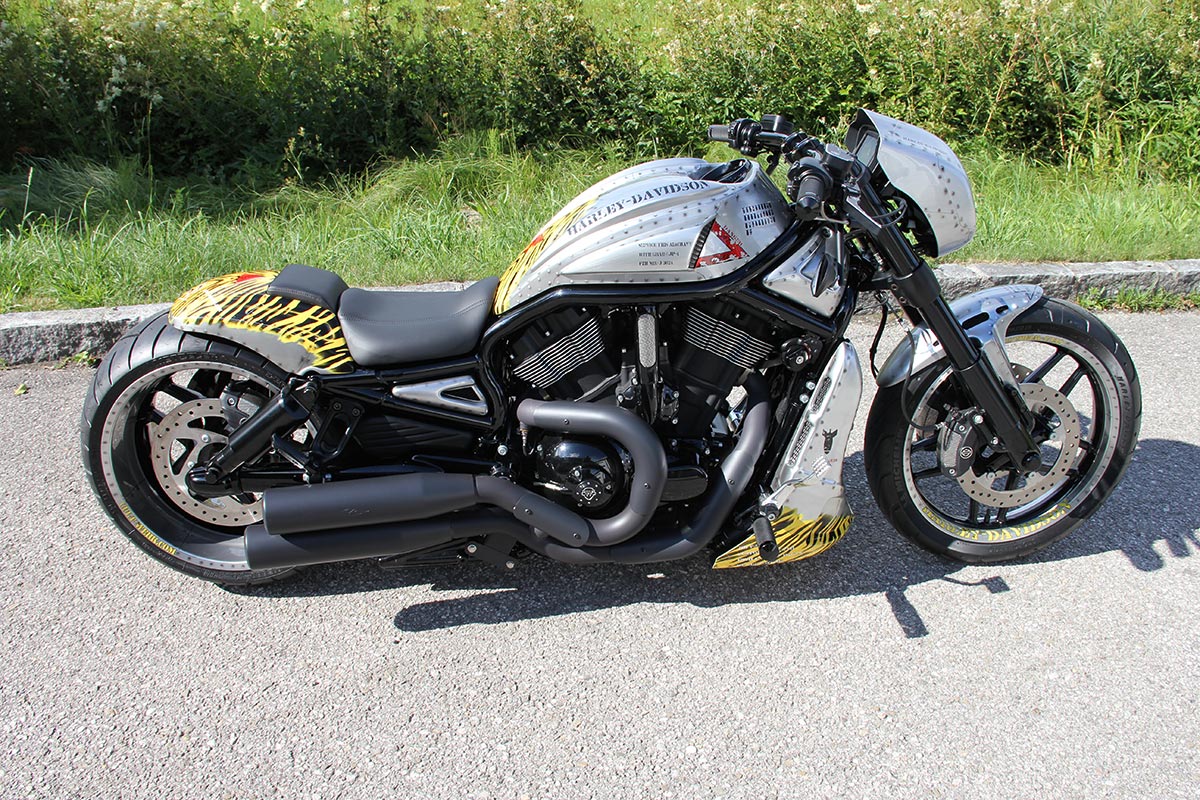 Heckumbau RACING (passend für Harley-Davidson Modelle: VRSC V-Rod & Night Rod Special ab 2007 - 2017, 2-Sitzer)