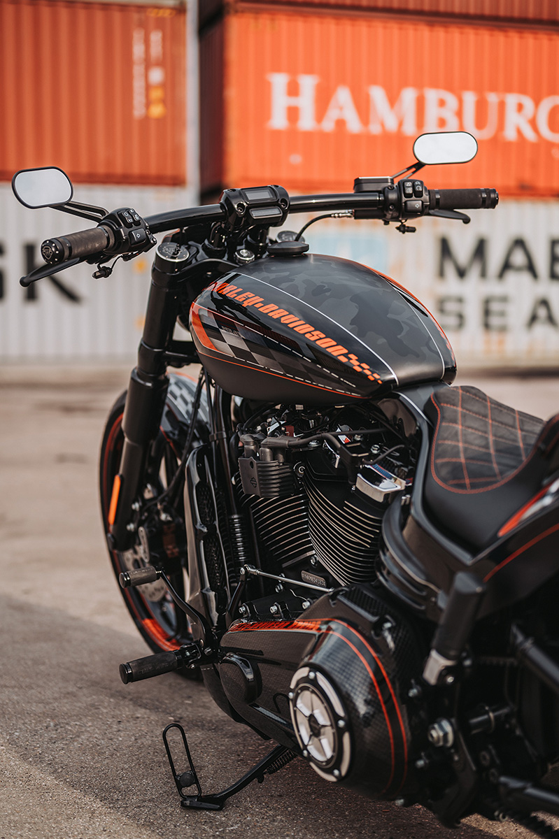 Schrauben Lenkerklemme schwarz (passend für Harley-Davidson Modelle: viele Softail ab 2018)