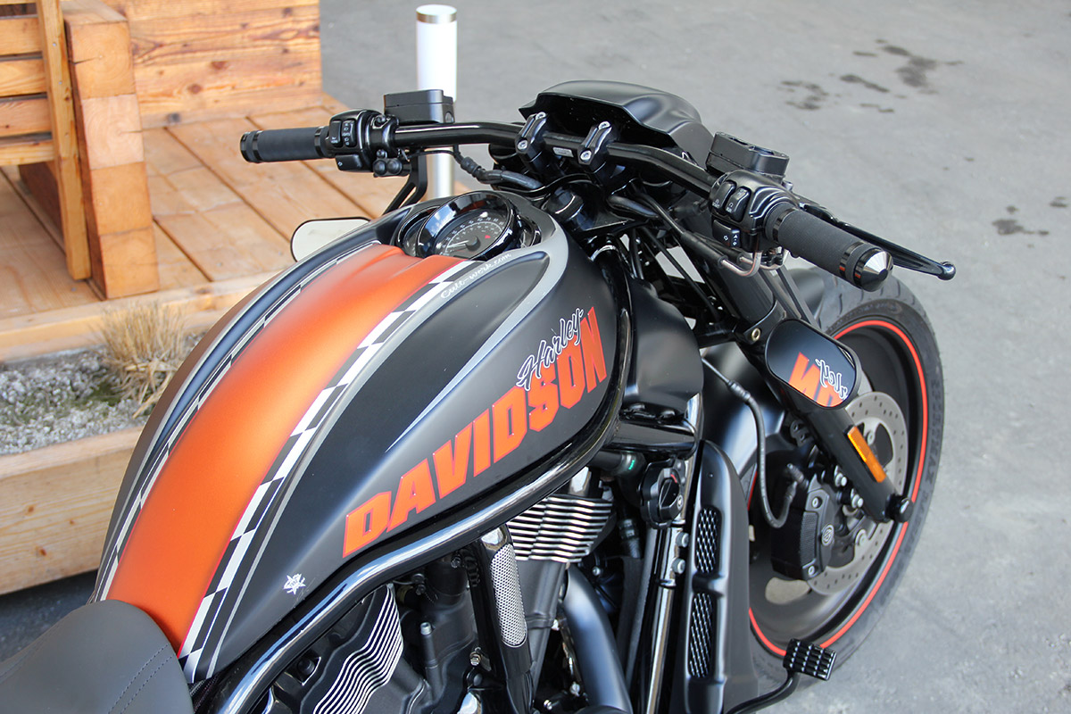 HARLEY V ROD MUSCLE - Airbox Cover RACING (BJ. 2009 - 2017, V-Rod Muscle ohne LFD)