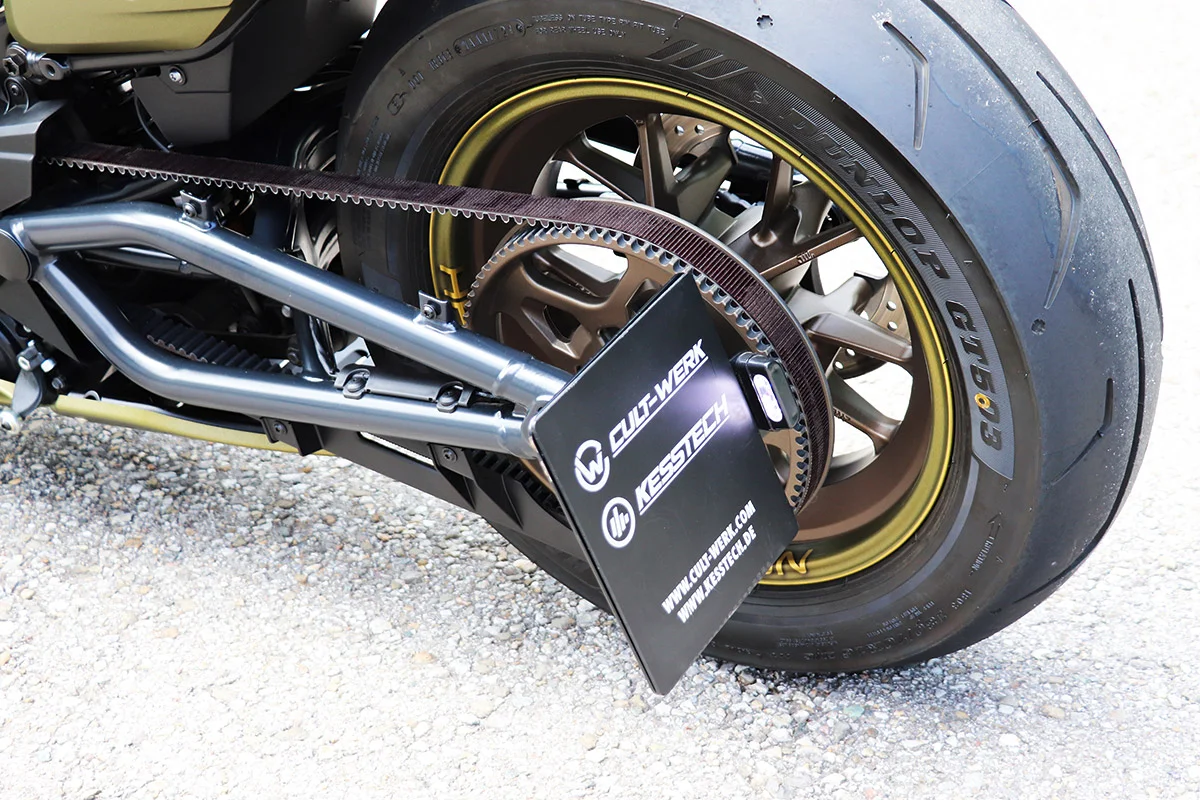 Kennzeichenhalter mit TÜV (passend für Harley-Davidson Modelle: Sportster S ab 2021)