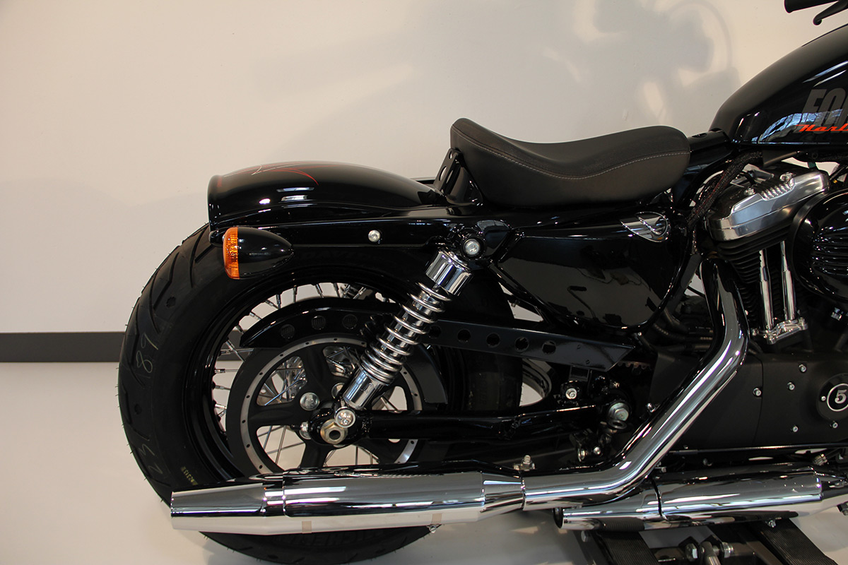HARLEY SPORTSTER - Heckfender BOBBER (BJ. SPO ab 2004 bis aktuell, schwarz glänzend)