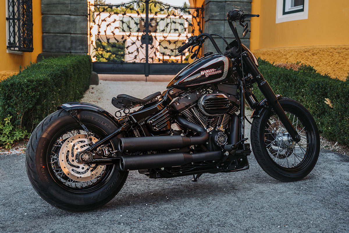 Mitschwingendes Heckfender (passend für Harley-Davidson Modelle: Street Bob & Softail Standard ab 2018)