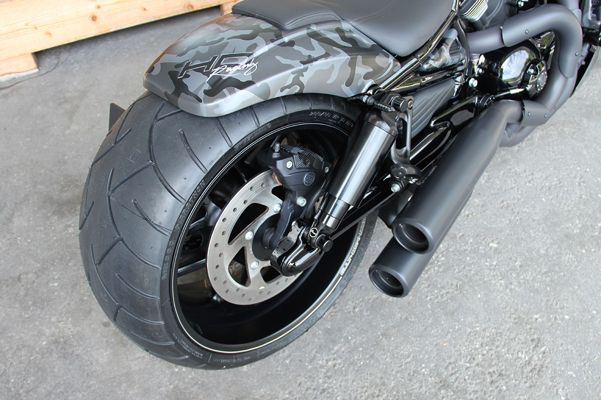 HARLEY - LED Rücklicht / Blinker 3 in 1 (schwarz mit getöntem Glas)