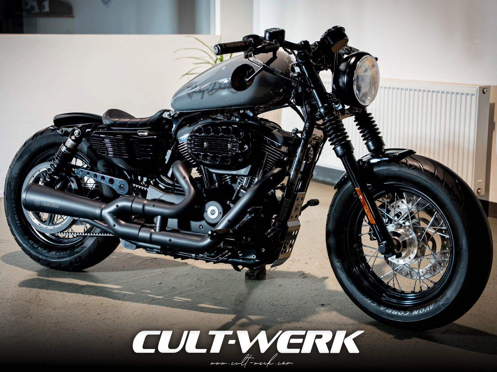 HARLEY DAVIDSON SPORTSTER 1200 CUSTOM "NARDO GREY" 48 by CW
