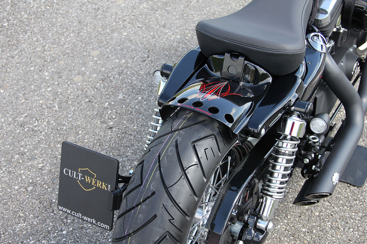 HARLEY SPORTSTER - Heckfender BOBBER SHORT (BJ. SPO ab 2004 bis aktuell)