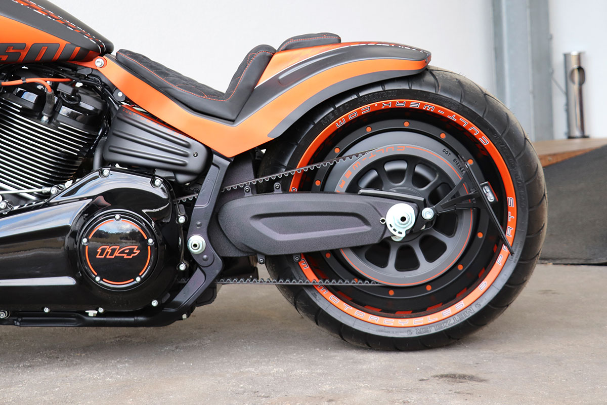 Kennzeichenhalter mit TÜV (passend für Harley-Davidson Modelle: FXDR ab 2019)