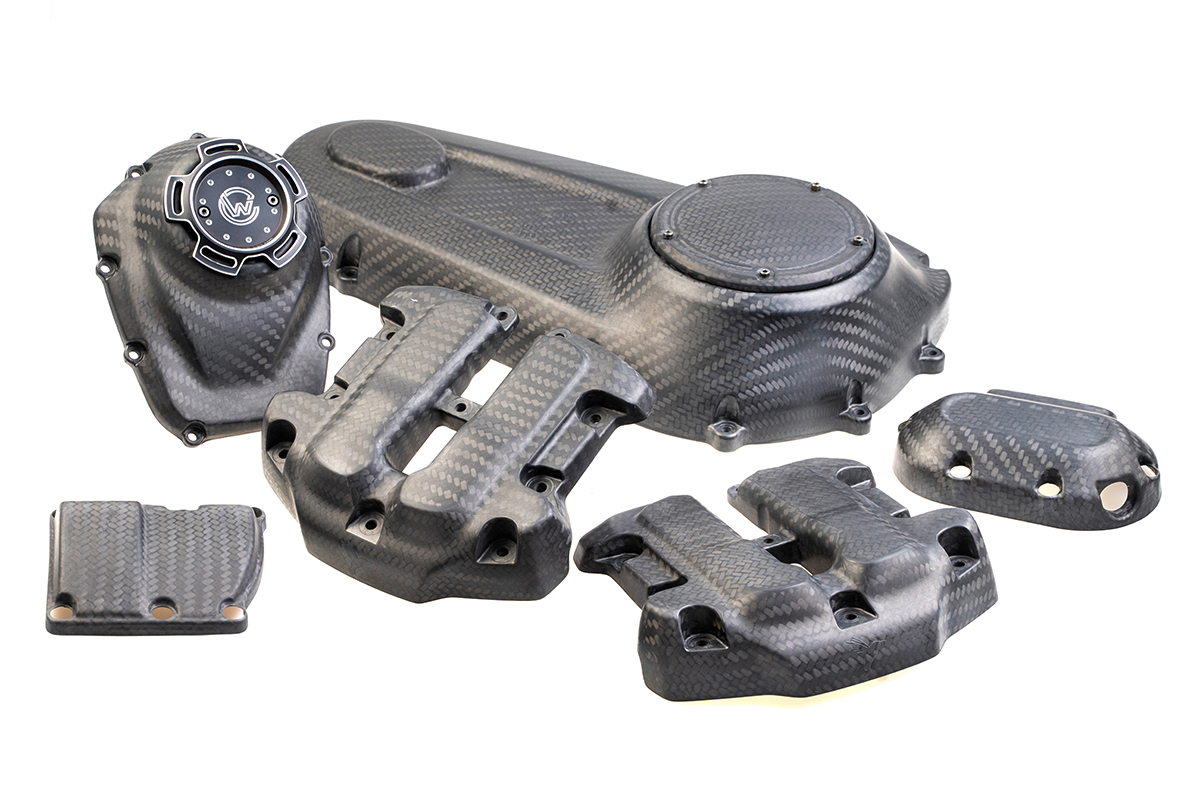 Carbon Motorteile SET (passend für Harley-Davidson Modelle: Softail ab 2018)