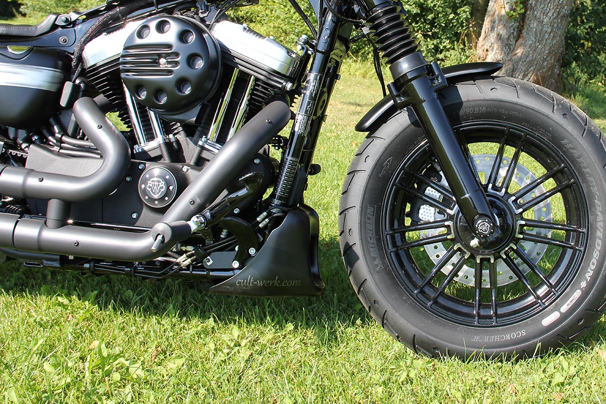 Bugspoiler BOBBER (passend für Harley-Davidson Modelle: alle Sportster, lackierfähig)