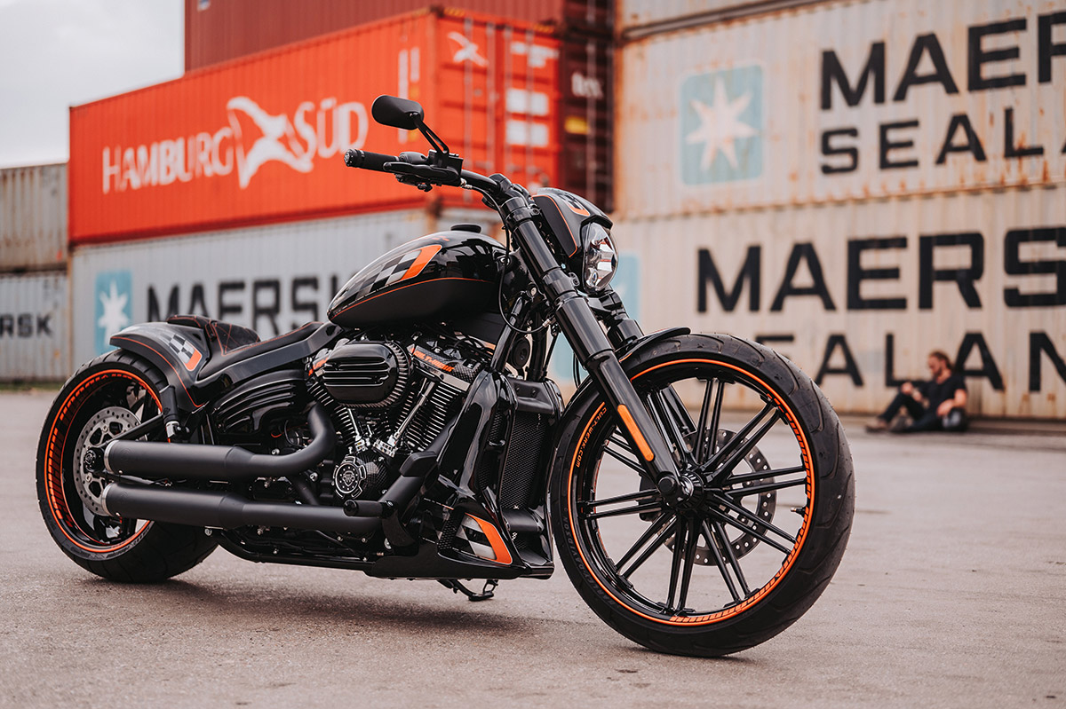 HARLEY BREAKOUT - Gabel Cover Kit (BJ. ab 2018, mit Fräsung)