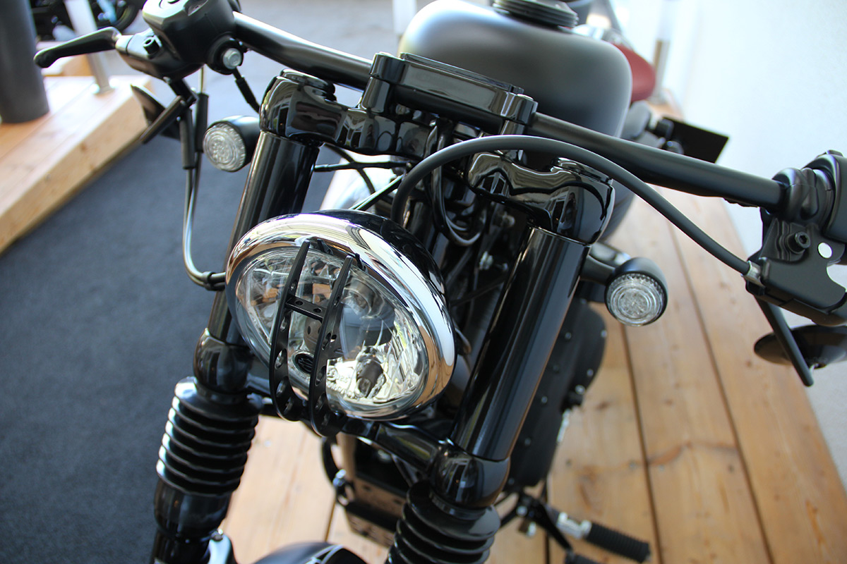 HARLEY SPORTSTER - Scheinwerfergrill KAMIKAZE (BJ. alle SPO 48)