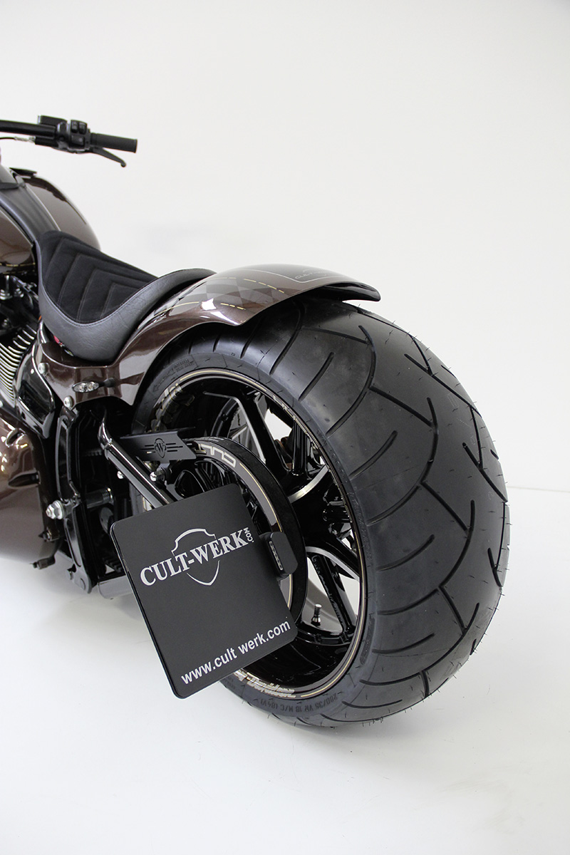 HARLEY BREAKOUT - Kennzeichenhalter mit TÜV (BJ. 2013 - 2017)