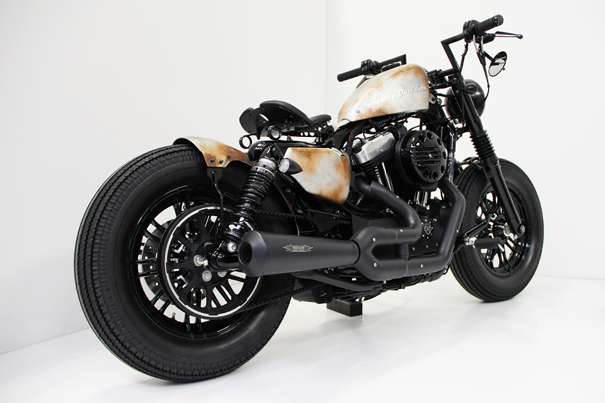 Mitschwingendes Heck (passend für Harley-Davidson Modelle: Sportster ab 2004 bis aktuell)