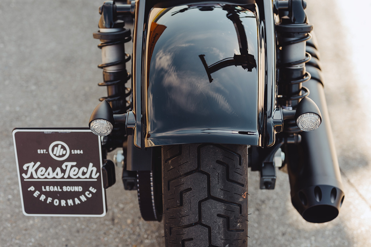 Blinkermontageplatten hinten (passend für Harley-Davidson Modelle: Nightster ab 2022)