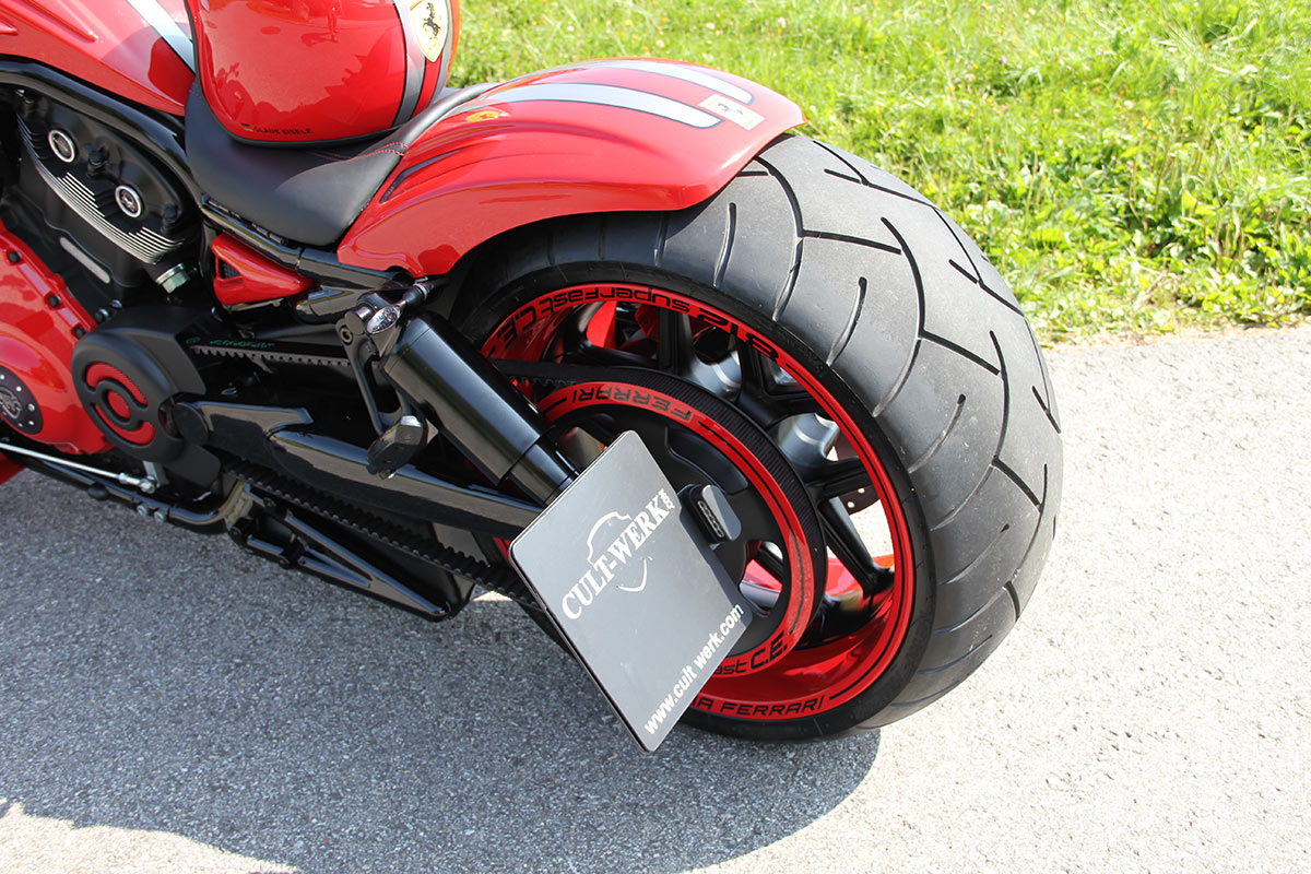 HARLEY V ROD NIGHT ROD SPECIAL - Kennzeichenhalter mit TÜV (BJ. 2002 - 2017)