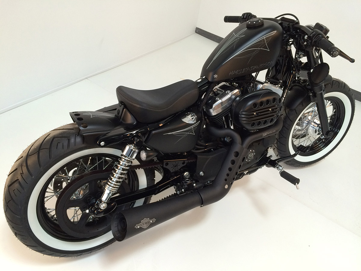 Heckfender BOBBER SHORT (passend für Harley-Davidson Modelle: Sportster ab 2004 bis aktuell)