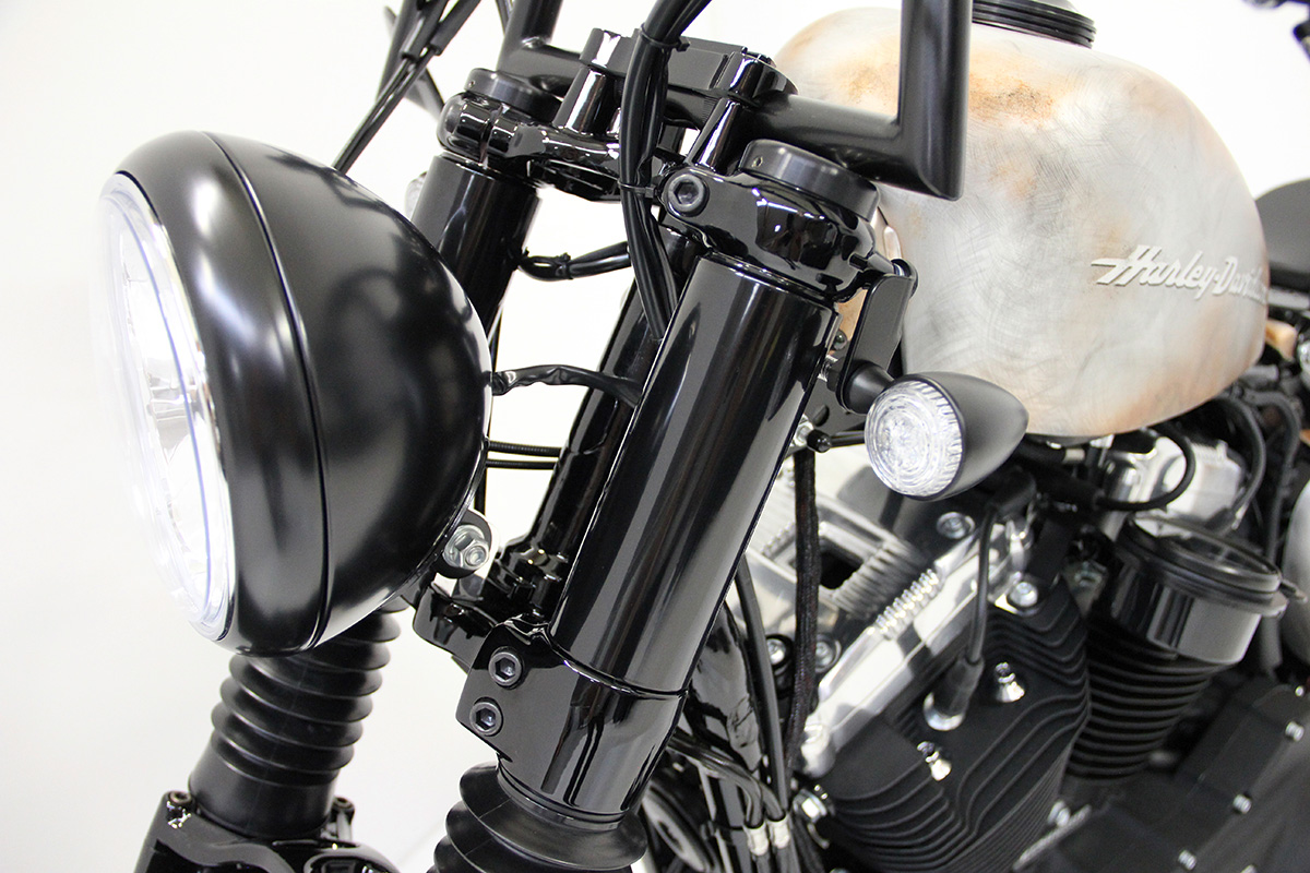HARLEY SPORTSTER - Schrauben Gabelbrücke schwarz (BJ. SPO ab 2016 bis aktuell)