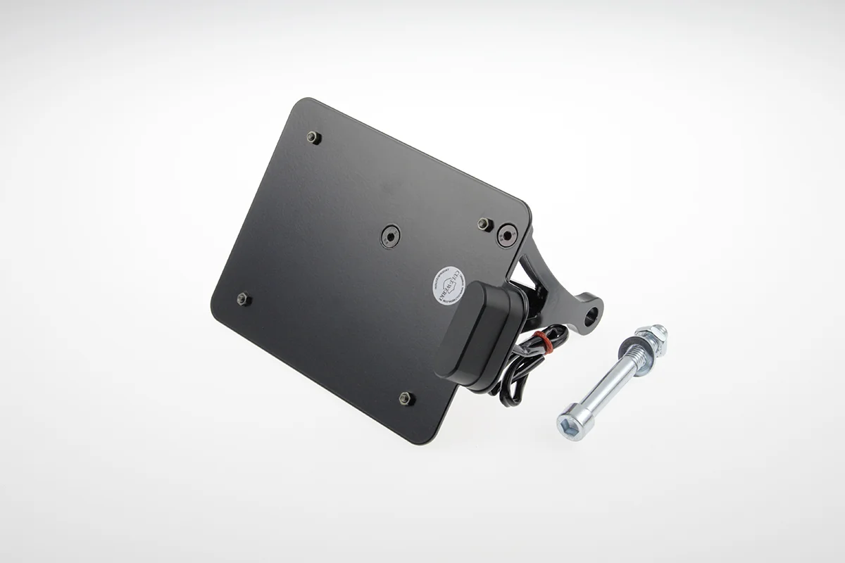 Kennzeichenhalter mit TÜV (passend für Harley-Davidson Modelle: VRSC V-Rod & Night Rod Special ab 2002 - 2017)