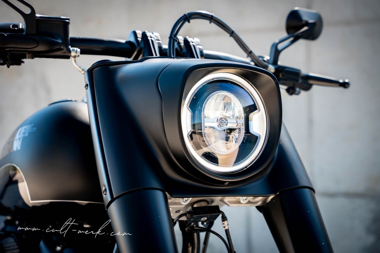 Harley-Davidson Fat Boy 114 "Black Racing" by Cult-Werk