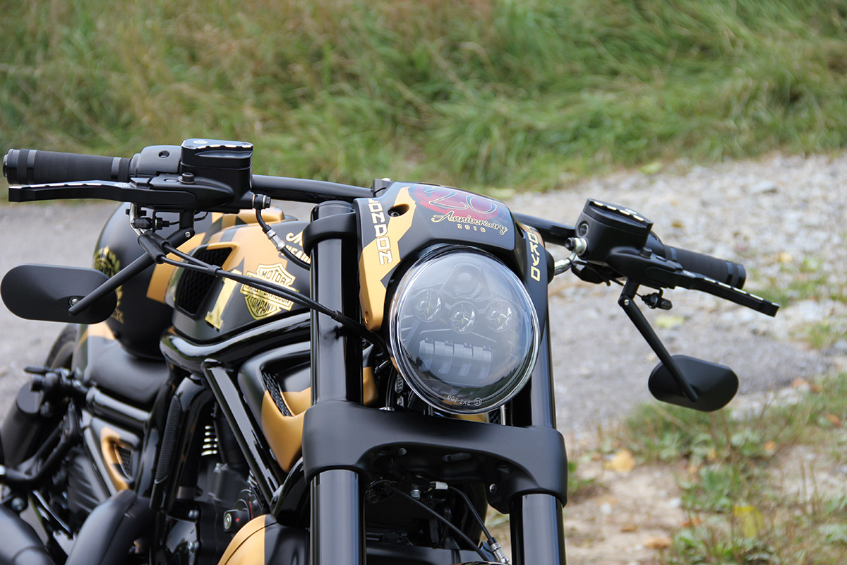 HARLEY V ROD NIGHT ROD SPECIAL - LED Scheinwerfer Daymaker (schwarz)