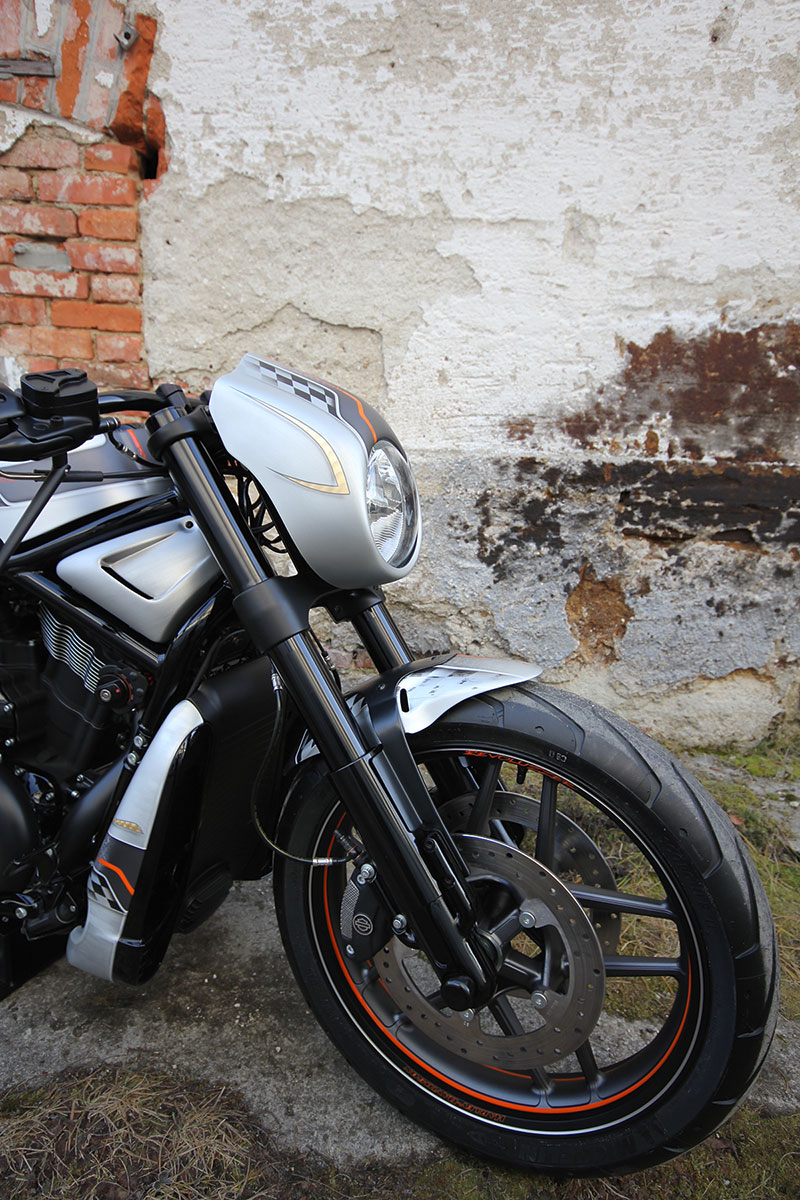 HARLEY V ROD NIGHT ROD SPECIAL - Frontfender SPECIAL (BJ. 2012 - 2017, inkl. 8 Stk. Schrauben)
