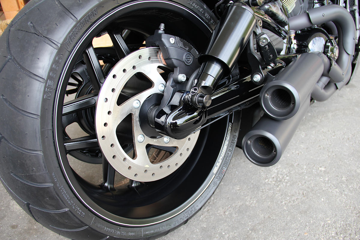 HARLEY V ROD NIGHT ROD SPECIAL - Achscover hinten (BJ. 2002 - 2017)