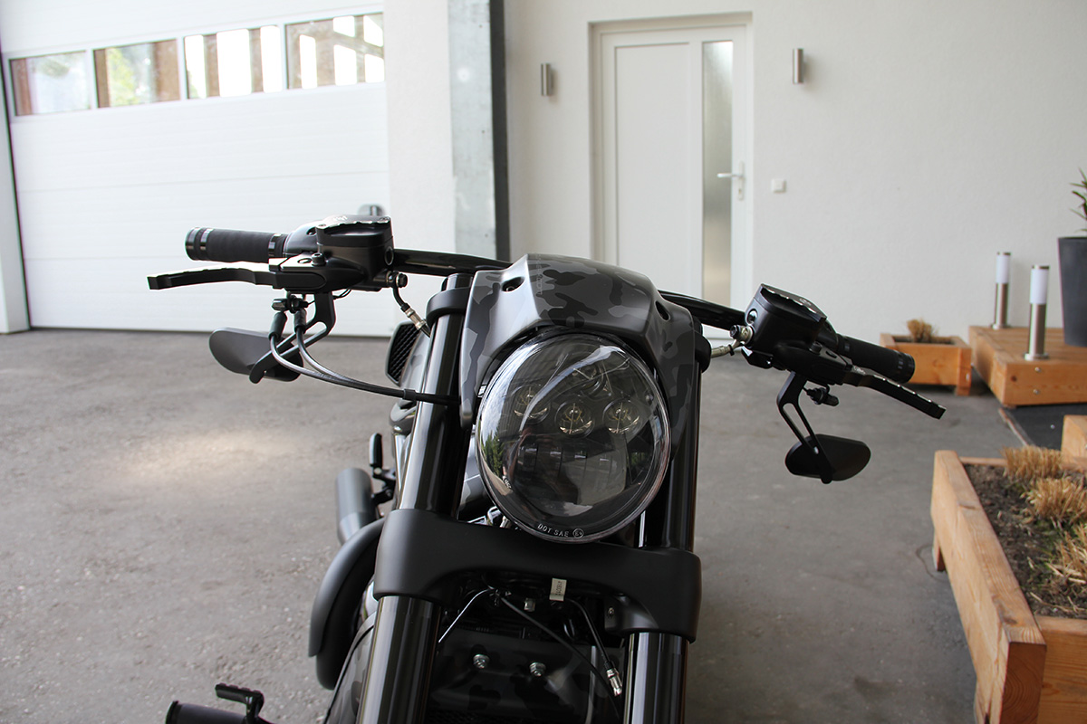 HARLEY V ROD NIGHT ROD SPECIAL - LED Scheinwerfer Daymaker (schwarz)
