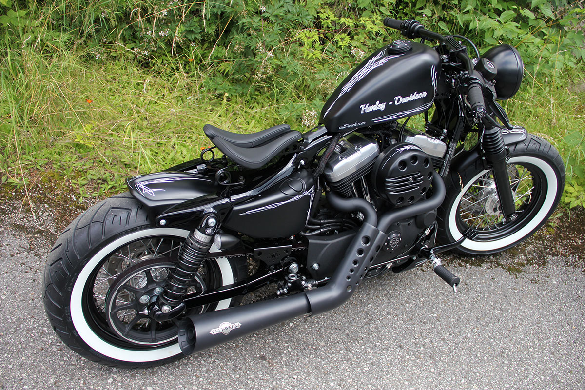 Rahmenabdeckung kurz (passend für Harley-Davidson Modelle: Sportster ab 2004 bis aktuell)