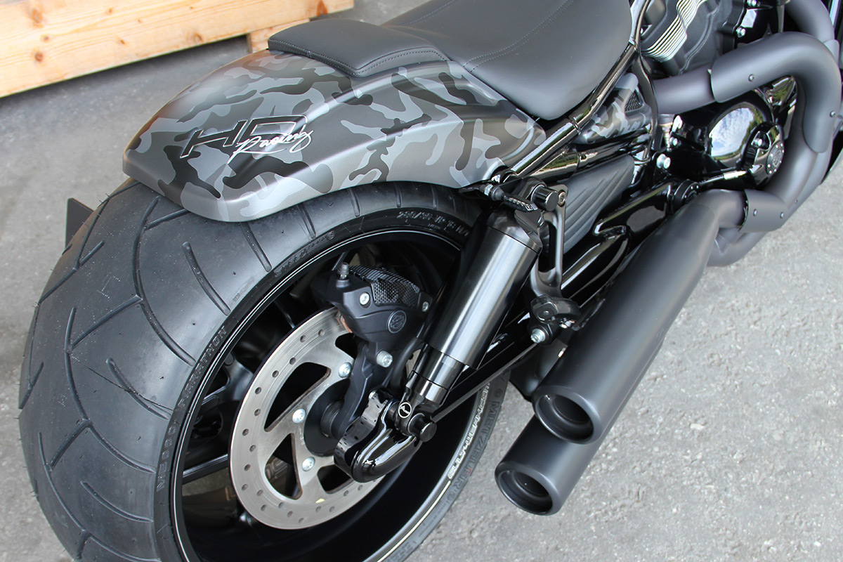 HARLEY V ROD NIGHT ROD SPECIAL - Blinkerhalter gerade (BJ. 2002 - 2017)