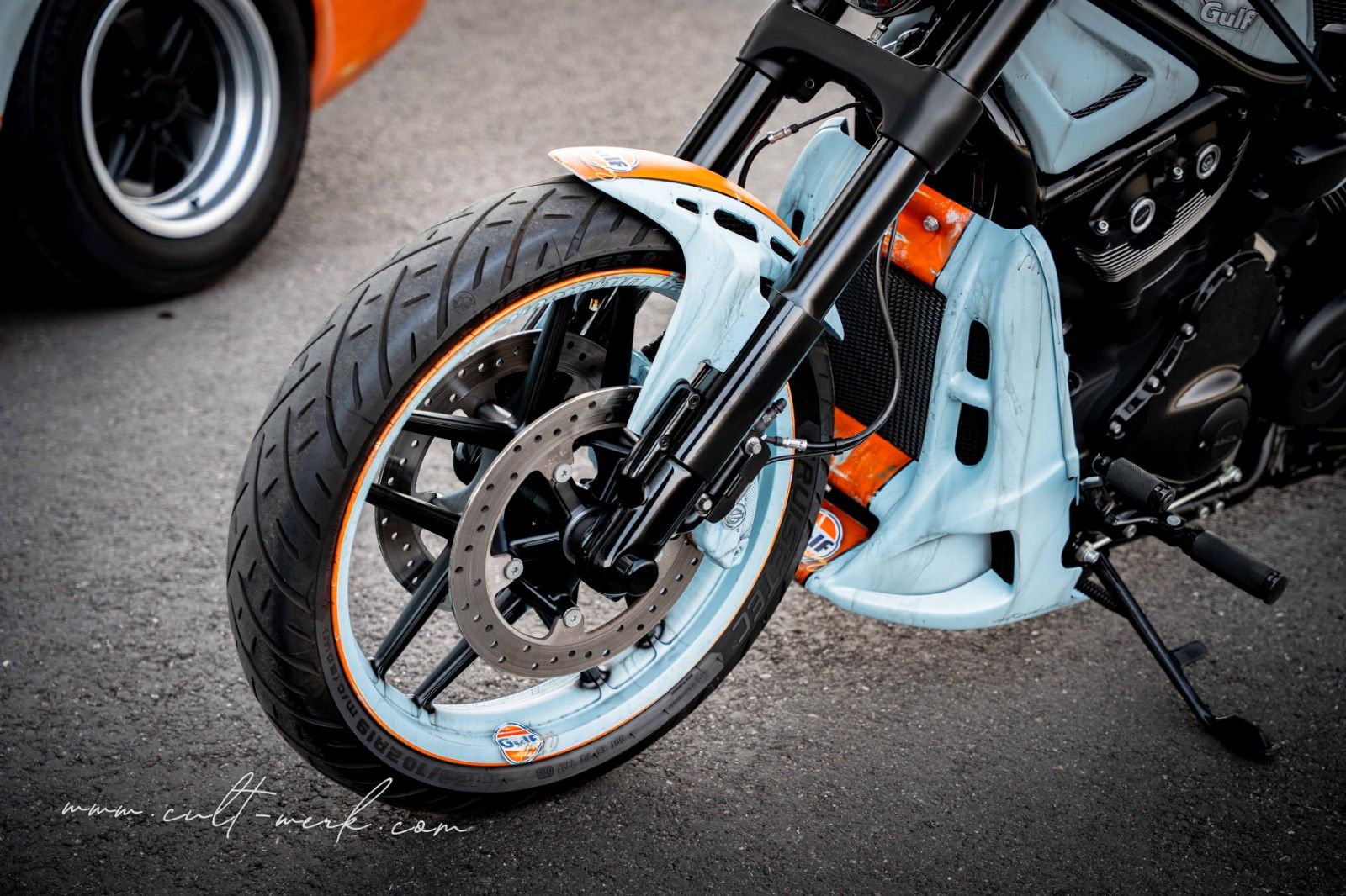 HARLEY DAVIDSON V-Rod Night Rod Special "GULF" by Cult-Werk HARLEY DAVIDSON V-Rod Night Rod Special "GULF" by Cult-Werk