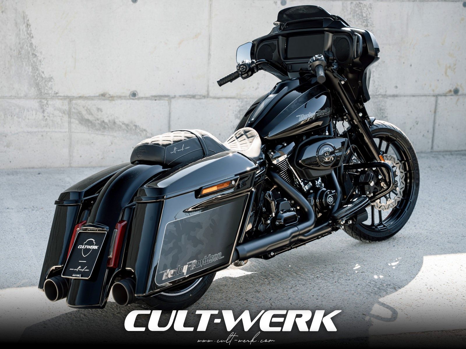 HARLEY DAVIDSON STREET GLIDE 25 "FADE CAMOU" LUFT by Cult-Werk