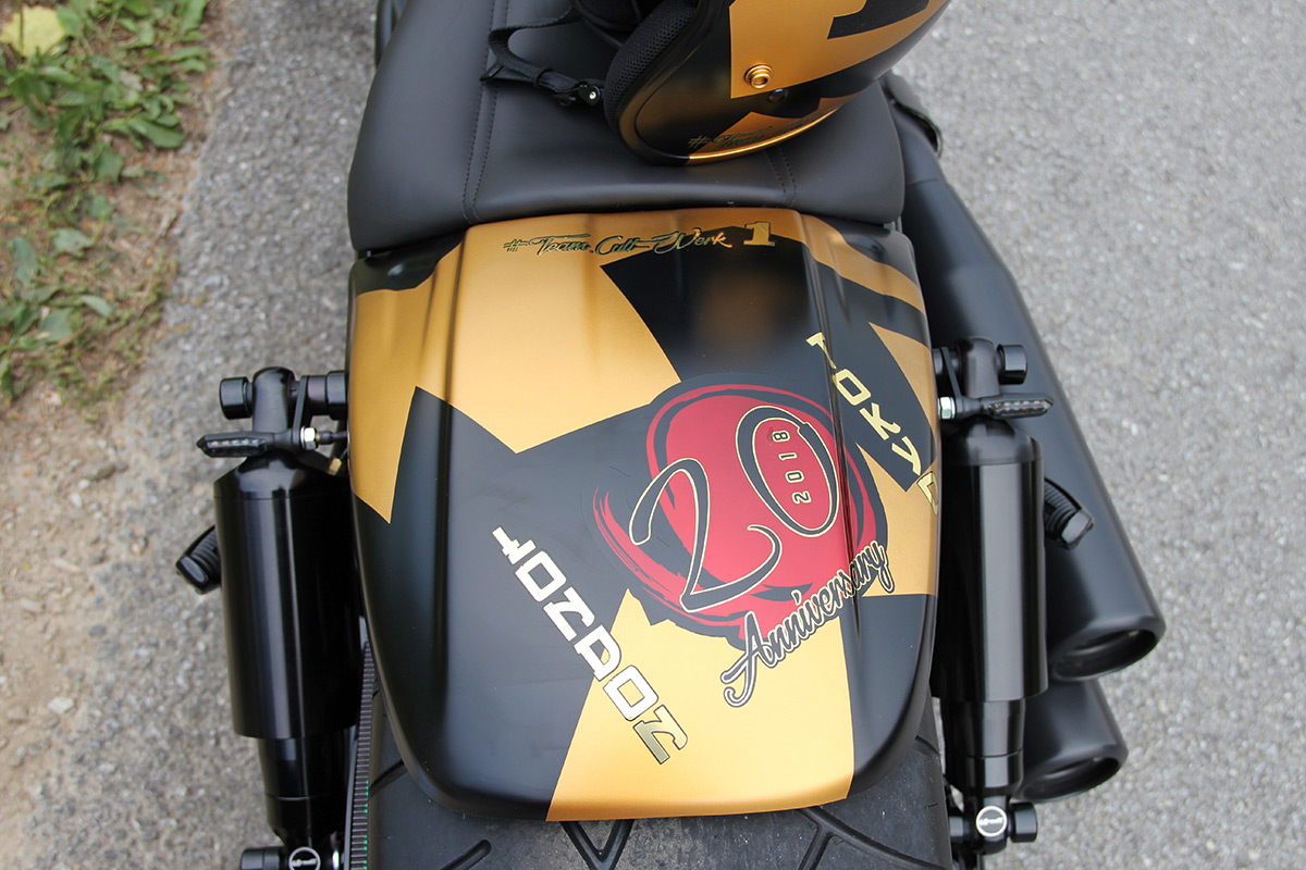 HARLEY - LED Rücklicht / Blinker 3 in 1 (schwarz mit getöntem Glas)