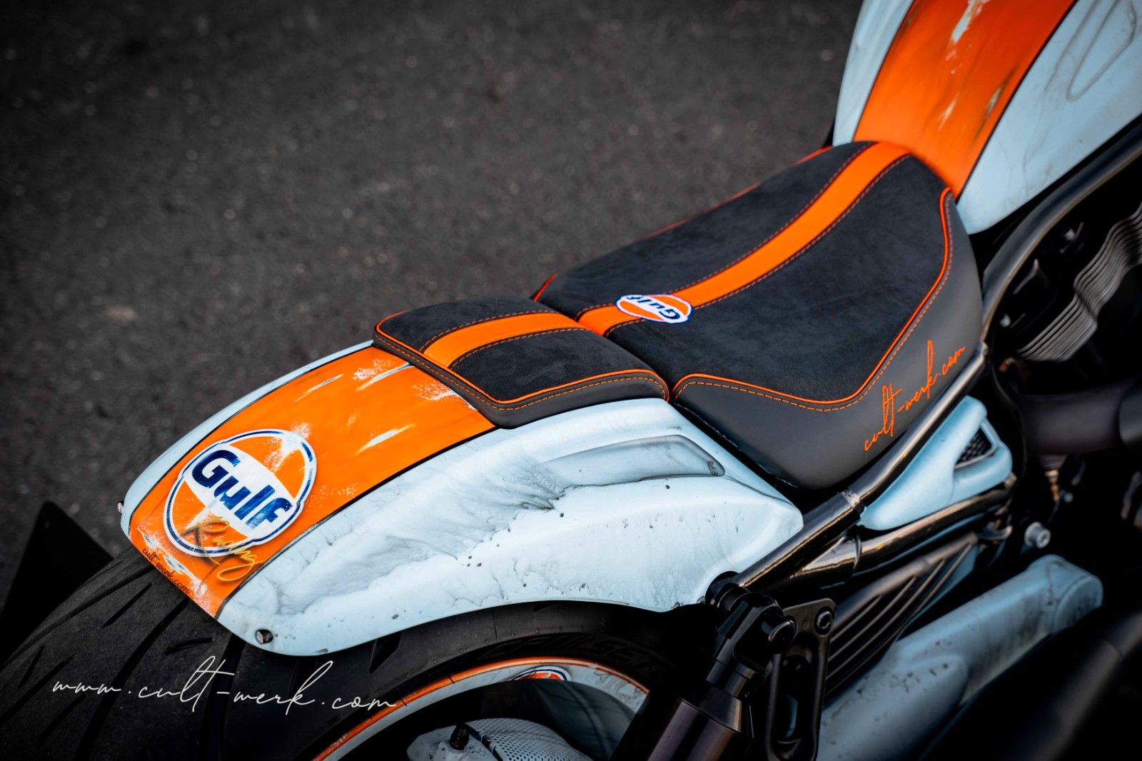 HARLEY DAVIDSON V-Rod Night Rod Special "GULF" by Cult-Werk HARLEY DAVIDSON V-Rod Night Rod Special "GULF" by Cult-Werk