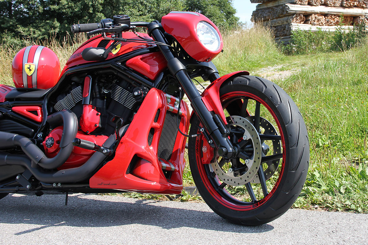 HARLEY V ROD NIGHT ROD SPECIAL - Kühlerverkleidung RACING (BJ. 2002 - 2017)