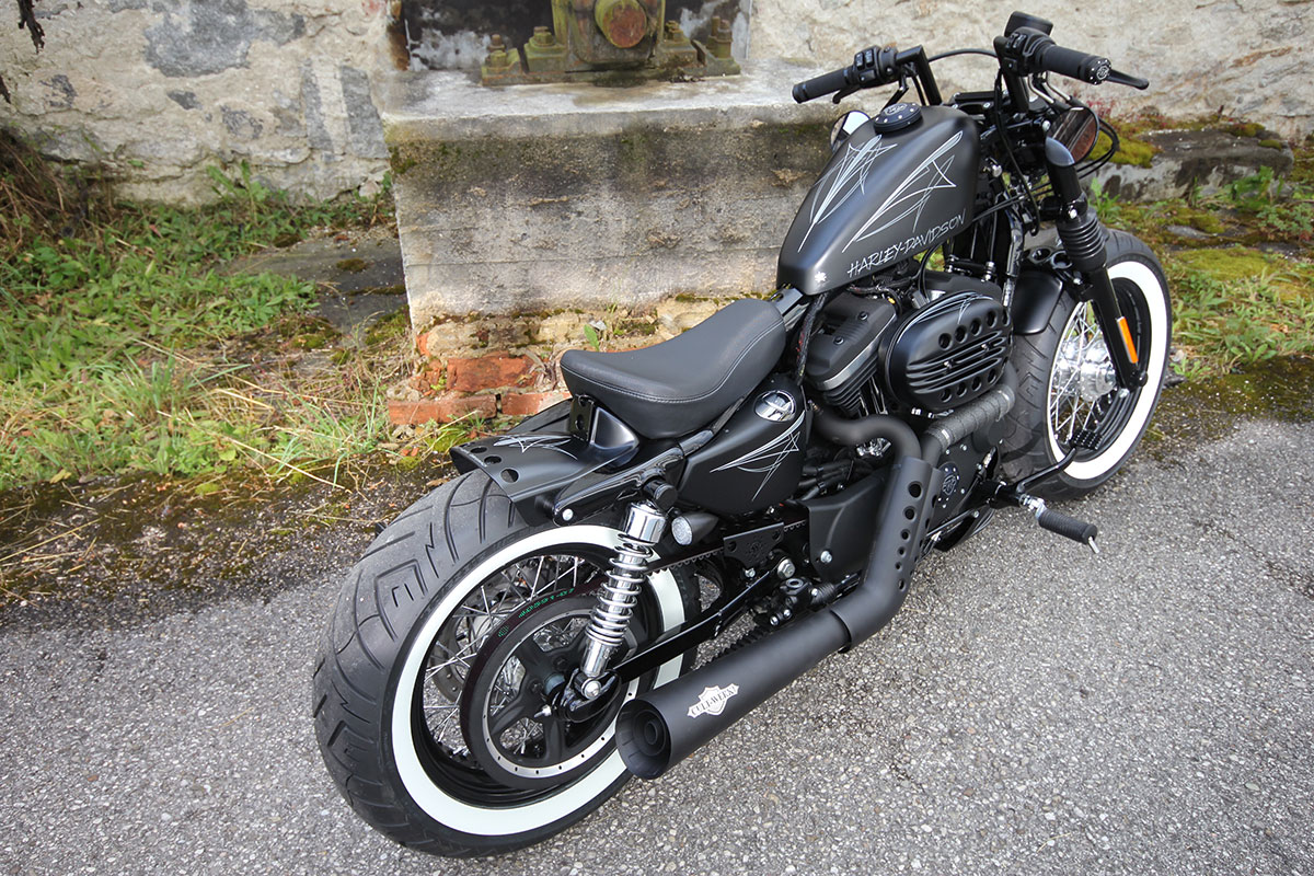 HARLEY SPORTSTER - Heckfender BOBBER SHORT (BJ. SPO ab 2004 bis aktuell)