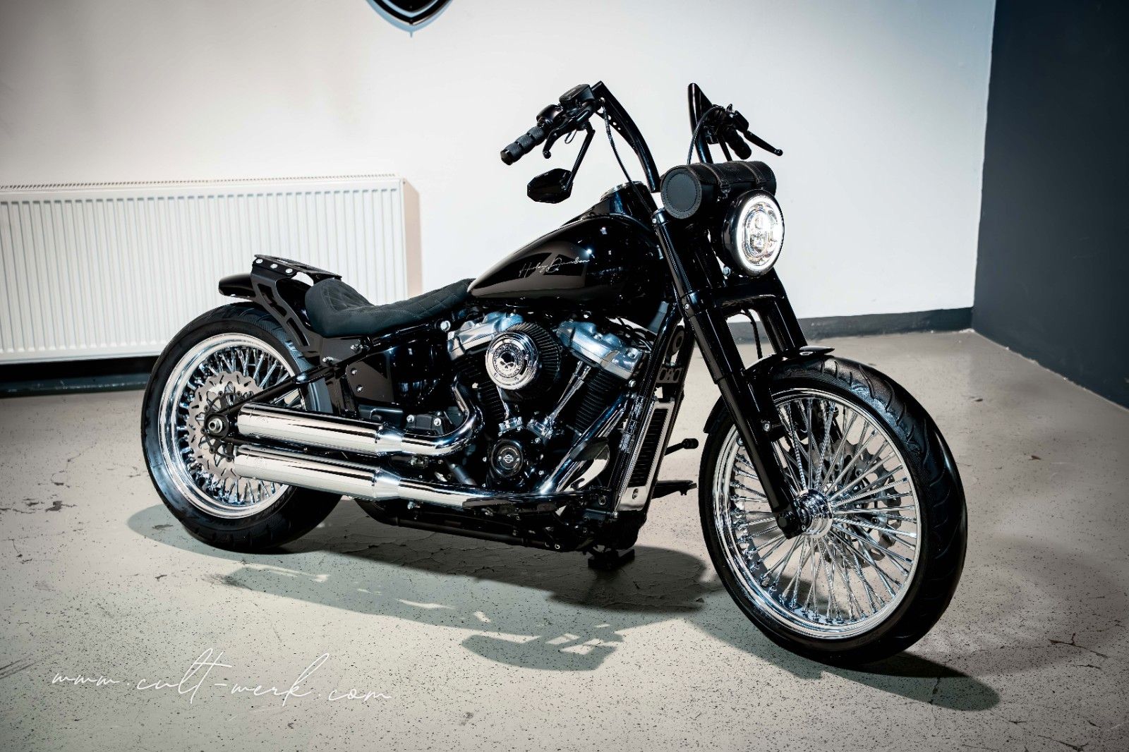 HARLEY DAVIDSON SOFTAIL SLIM CUSTOM APE KLAPPE 21 BIG SPOKE 200