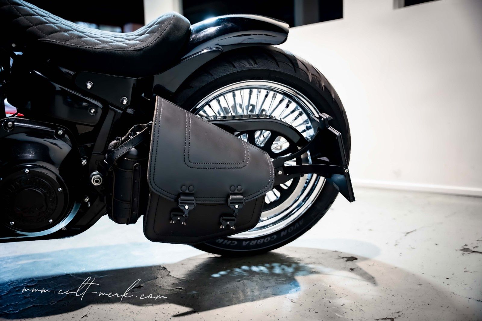 HARLEY DAVIDSON SOFTAIL SLIM CUSTOM APE KLAPPE 21 BIG SPOKE 200