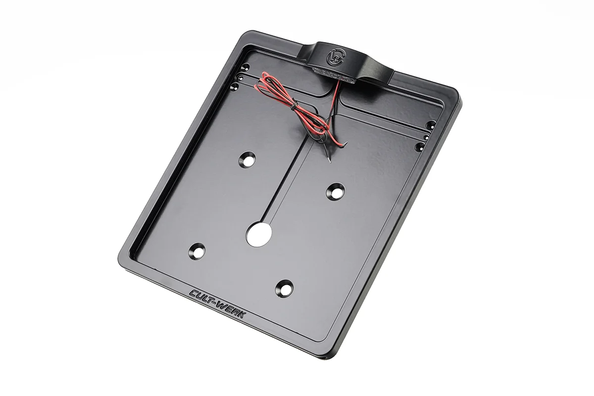License Plate Center V1, without 3in1 Lighting (suitable for Harley-Davidson models: Low Rider & Heritage Classic from 2018)