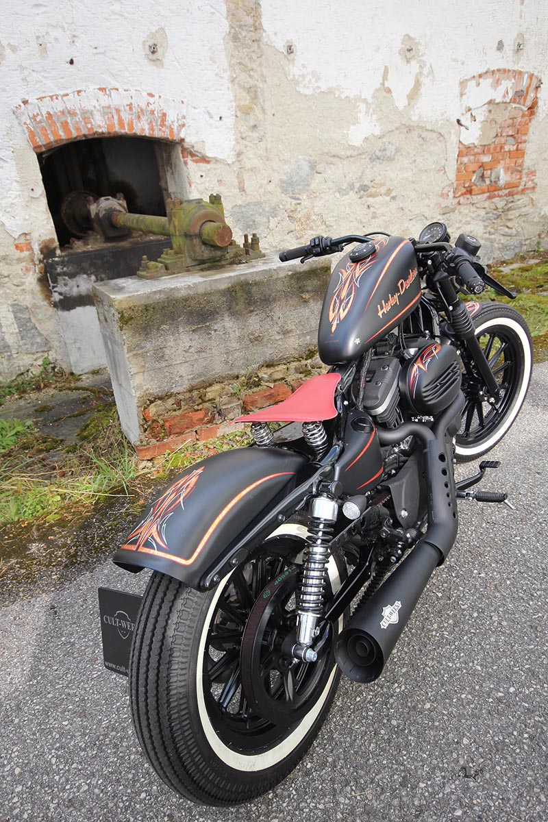 HARLEY SPORTSTER - Heckfender ORIGINAL STYLE (BJ. SPO ab 2004 bis aktuell, lackierfähig)