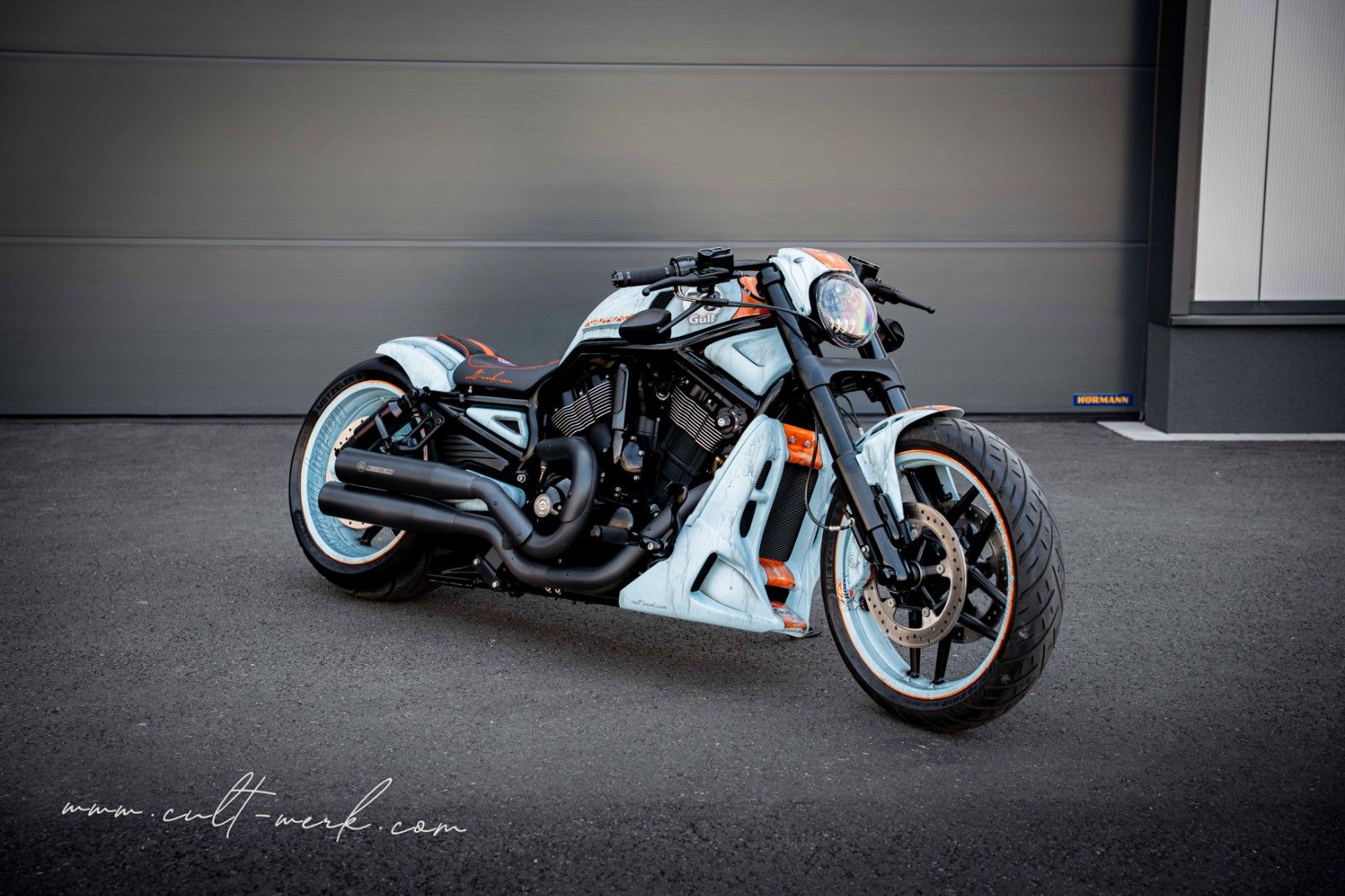 HARLEY DAVIDSON V-Rod Night Rod Special "GULF" by Cult-Werk HARLEY DAVIDSON V-Rod Night Rod Special "GULF" by Cult-Werk