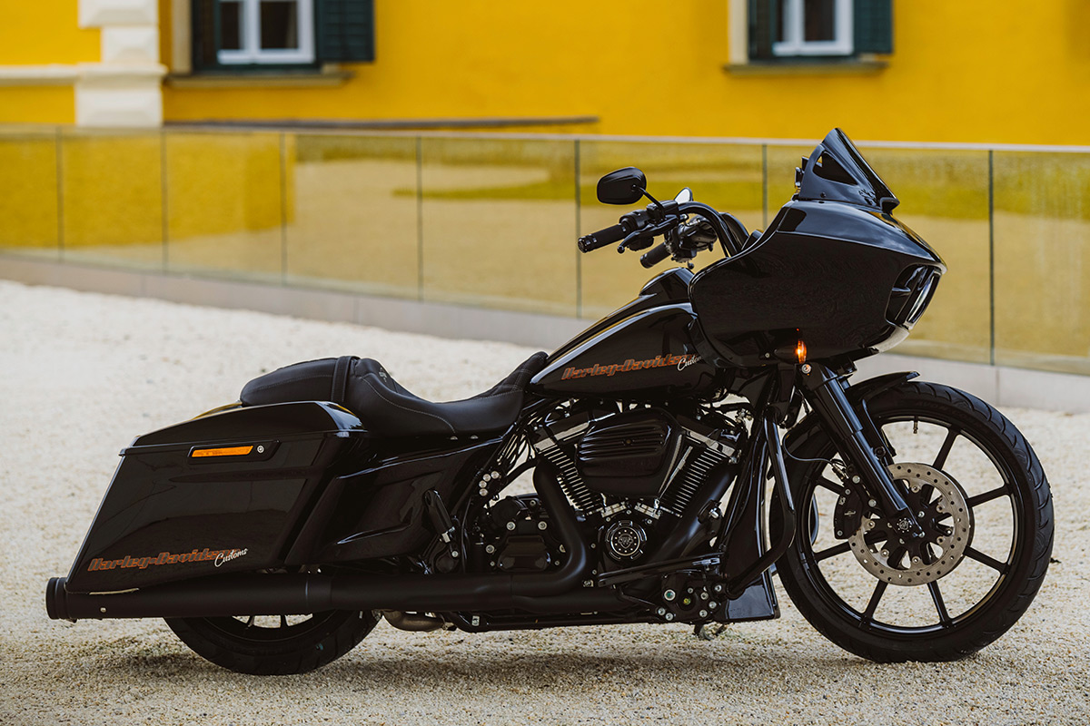 HARLEY TOURING - Seitendeckel Set CUSTOM (BJ. Touring ab 2009)