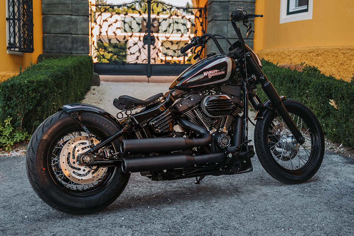HARLEY SOFTAIL - Schwingsattel OLD SCHOOL (BJ. Street Bob & Softail Standard ab 2018)