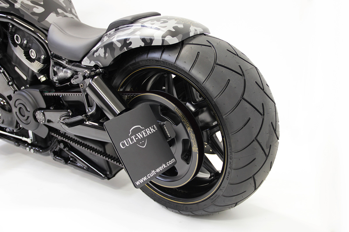 HARLEY V ROD NIGHT ROD SPECIAL - Kennzeichenhalter mit TÜV (BJ. 2002 - 2017)